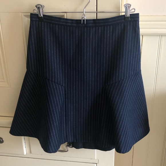 J Crew Plaza Pinstripe Skirt - Picture 4 of 5